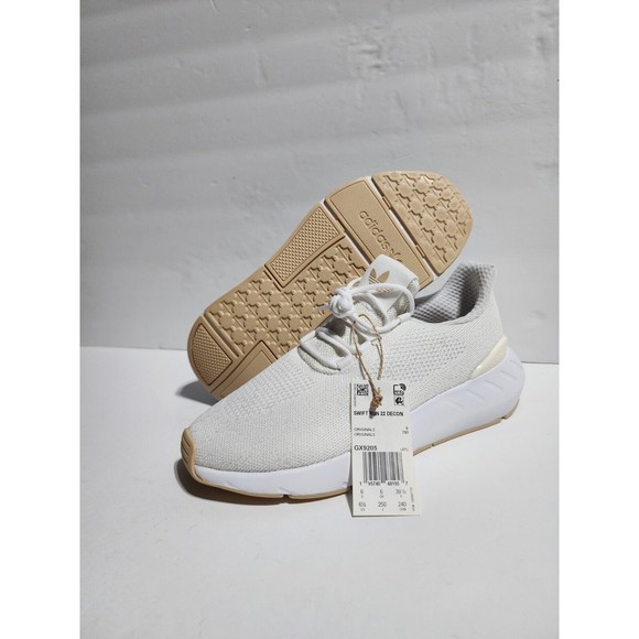 New Adidas Originals Swift Run 22 Decon Shoes Kids' Size 6.5 White - Picture 2 of 10